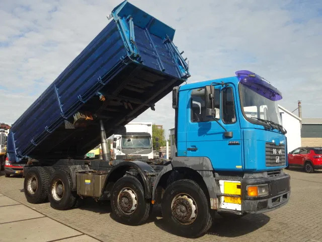 MAN 41-414 MEILLER KIPPER 8X4,MANUAL POMP - מזהיר: תמונה 1 MAN 41-414 MEILLER KIPPER 8X4,MANUAL POMP - מזהיר: תמונה 1