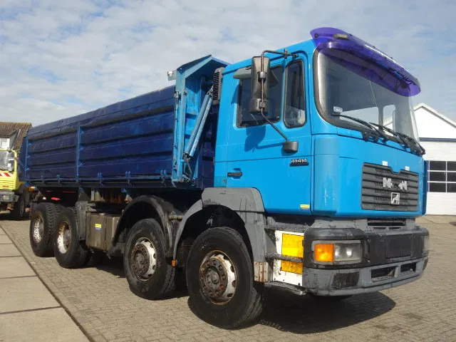 MAN 41-414 MEILLER KIPPER 8X4,MANUAL POMP - מזהיר: תמונה 3 MAN 41-414 MEILLER KIPPER 8X4,MANUAL POMP - מזהיר: תמונה 3