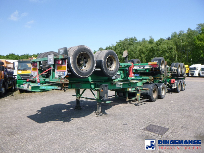 ASCA Stack 4 x container trailer + dolly 20-30-40-45 ft - מוביל מכולות/ משאית החלפת גוף: תמונה 1 ASCA Stack 4 x container trailer + dolly 20-30-40-45 ft - מוביל מכולות/ משאית החלפת גוף: תמונה 1