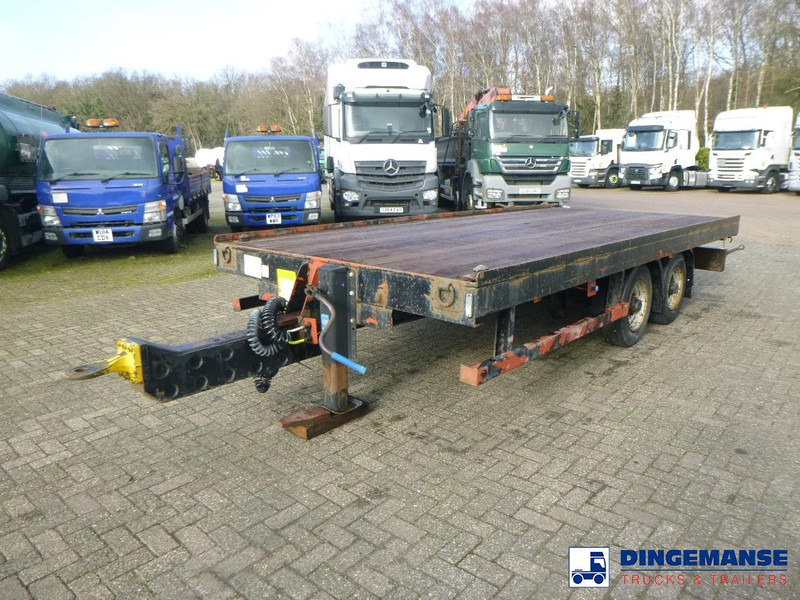 Adcliffe 2-axle drawbar platform trailer 7 t - קרון נגרר צד נופל/ שטוח: תמונה 1 Adcliffe 2-axle drawbar platform trailer 7 t - קרון נגרר צד נופל/ שטוח: תמונה 1