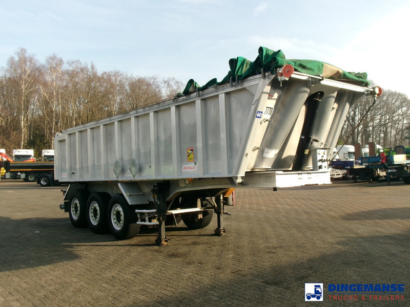 Benalu Tipper trailer alu 22 m3 + tarpaulin - סמיטריילר עם מזהיר: תמונה 2 Benalu Tipper trailer alu 22 m3 + tarpaulin - סמיטריילר עם מזהיר: תמונה 2