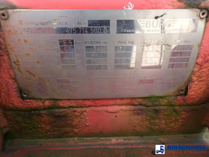 סמיטריילר מוביל מכולות/ החלפת גוף Burg 3-axle container chassis 20,30 ft + ADR: תמונה 7 סמיטריילר מוביל מכולות/ החלפת גוף Burg 3-axle container chassis 20,30 ft + ADR: תמונה 7