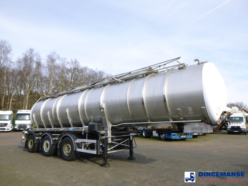 Burg Food tank inox 30.3 m3 / 3 comp - סמיטריילר מכל: תמונה 2 Burg Food tank inox 30.3 m3 / 3 comp - סמיטריילר מכל: תמונה 2