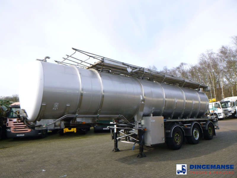 Burg Food tank inox 30.3 m3 / 3 comp - סמיטריילר מכל: תמונה 1 Burg Food tank inox 30.3 m3 / 3 comp - סמיטריילר מכל: תמונה 1