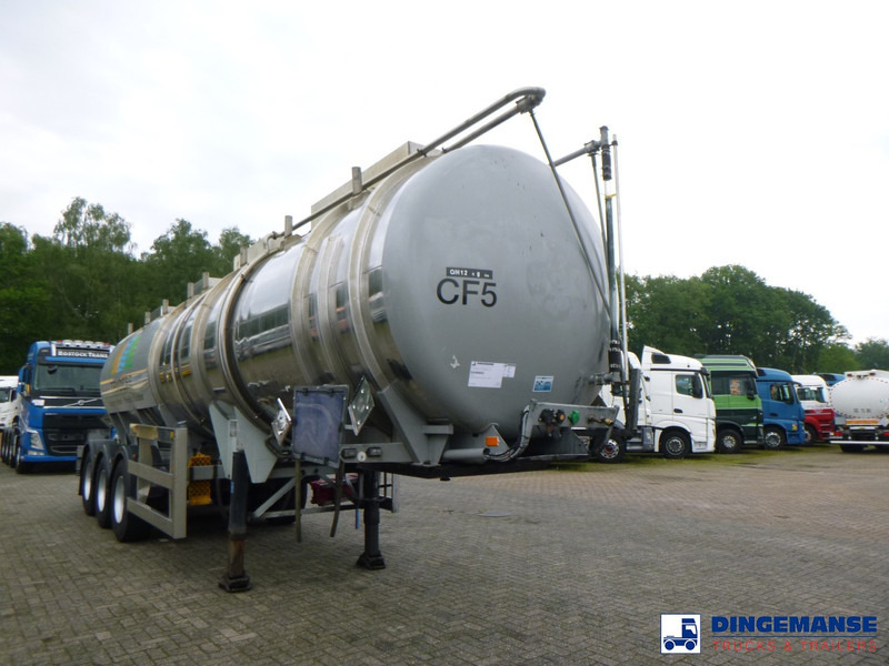 Clayton Chemical tank inox 30 m3 / 1 comp - סמיטריילר מכל: תמונה 2 Clayton Chemical tank inox 30 m3 / 1 comp - סמיטריילר מכל: תמונה 2