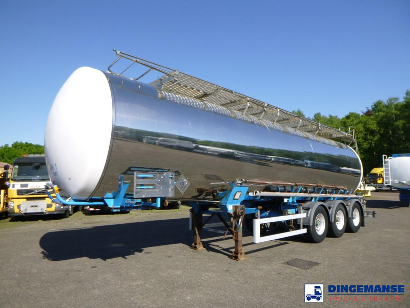 Clayton Chemical tank inox L4BN 37.5 m3 / 1 comp - סמיטריילר מכל: תמונה 1 Clayton Chemical tank inox L4BN 37.5 m3 / 1 comp - סמיטריילר מכל: תמונה 1
