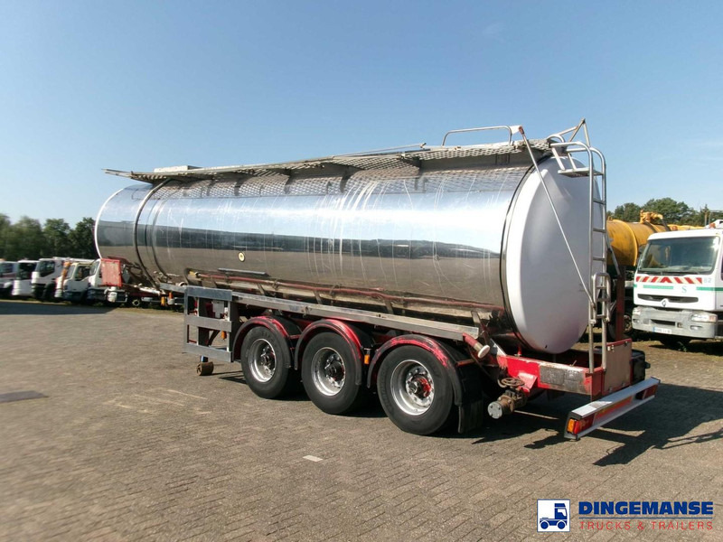 Crane Fruehauf Chemical ACID tank inox 30 m3 / 1 comp - סמיטריילר מכל: תמונה 3 Crane Fruehauf Chemical ACID tank inox 30 m3 / 1 comp - סמיטריילר מכל: תמונה 3