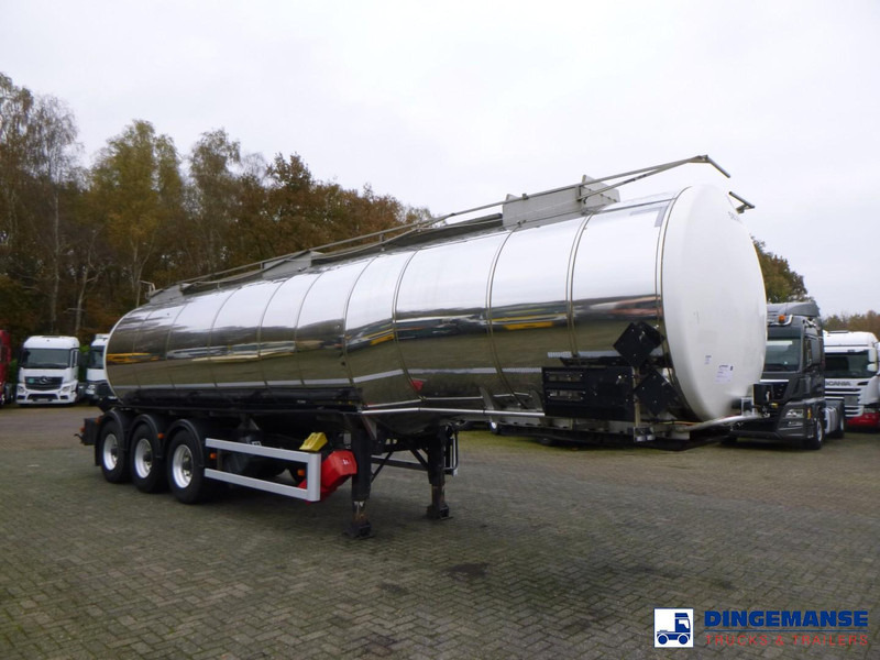 Crane Fruehauf Chemical tank inox 32.8 m3 / 1 comp - סמיטריילר מכל: תמונה 2 Crane Fruehauf Chemical tank inox 32.8 m3 / 1 comp - סמיטריילר מכל: תמונה 2