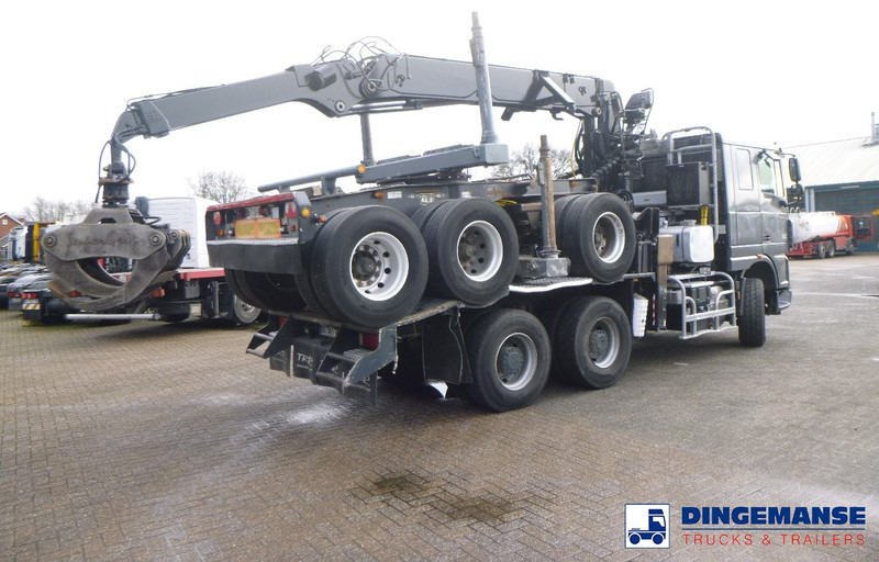 DAF XF 105.510 6x4 + Loglift F281S83 crane / timber truck + dolly - משאית מנוף: תמונה 4 DAF XF 105.510 6x4 + Loglift F281S83 crane / timber truck + dolly - משאית מנוף: תמונה 4
