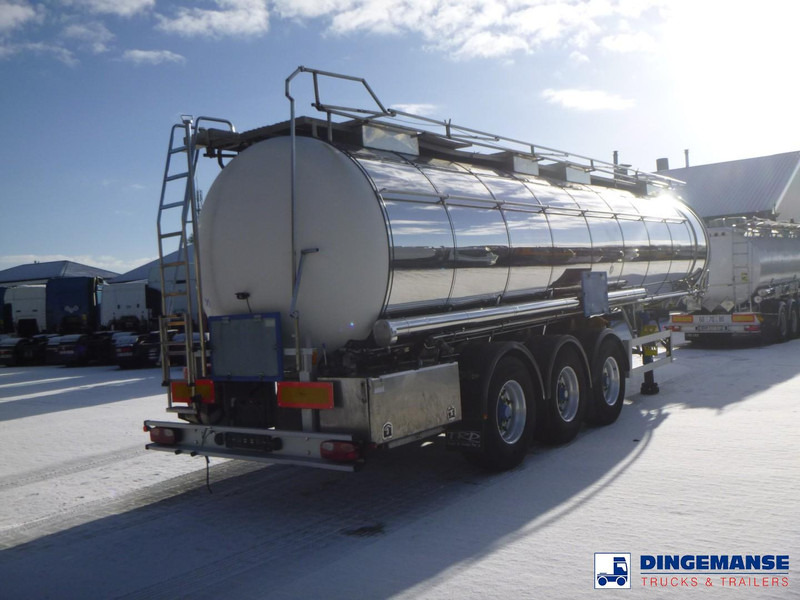 Feldbinder Chemical tank inox L4BH 30 m3 / 1 comp + pump - סמיטריילר מכל: תמונה 4 Feldbinder Chemical tank inox L4BH 30 m3 / 1 comp + pump - סמיטריילר מכל: תמונה 4