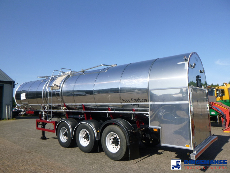 Feldbinder Food tank inox 30 m3 / 1 comp - סמיטריילר מכל: תמונה 3 Feldbinder Food tank inox 30 m3 / 1 comp - סמיטריילר מכל: תמונה 3