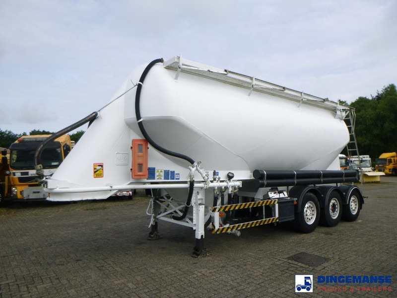 Feldbinder Powder tank alu 37 m3 / 1 comp - סמיטריילר מכל: תמונה 1 Feldbinder Powder tank alu 37 m3 / 1 comp - סמיטריילר מכל: תמונה 1