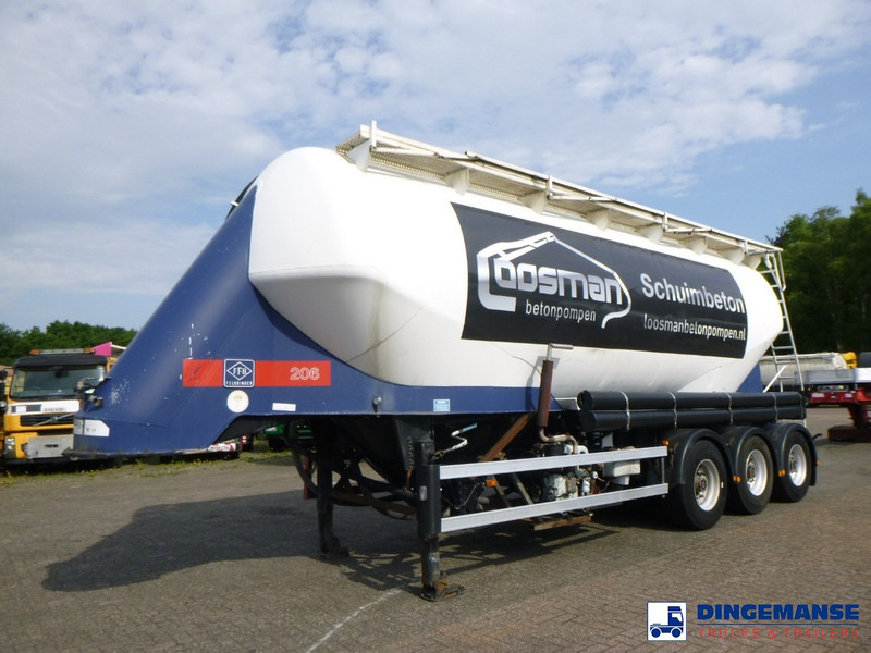 Feldbinder Powder tank alu 40 m3 / 1 comp + compressor - סמיטריילר מכל: תמונה 1 Feldbinder Powder tank alu 40 m3 / 1 comp + compressor - סמיטריילר מכל: תמונה 1