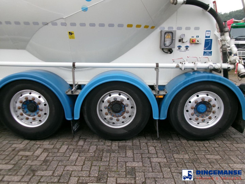 Feldbinder Powder tank alu 40 m3 / 1 comp + compressor - סמיטריילר מכל: תמונה 5 Feldbinder Powder tank alu 40 m3 / 1 comp + compressor - סמיטריילר מכל: תמונה 5