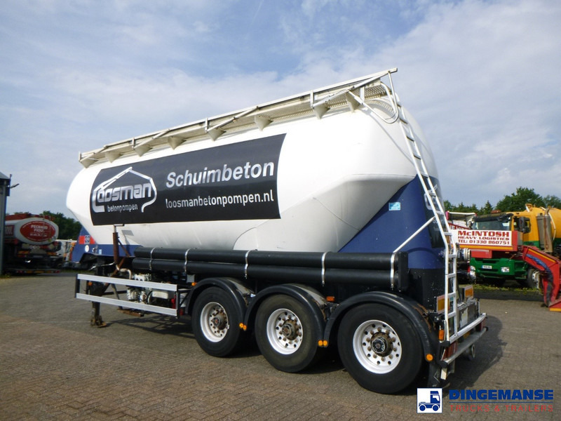 Feldbinder Powder tank alu 40 m3 / 1 comp + compressor - סמיטריילר מכל: תמונה 3 Feldbinder Powder tank alu 40 m3 / 1 comp + compressor - סמיטריילר מכל: תמונה 3