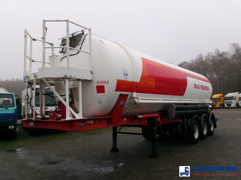 Feldbinder Powder tank alu 41 m3 (tipping) - סמיטריילר מכל: תמונה 1 Feldbinder Powder tank alu 41 m3 (tipping) - סמיטריילר מכל: תמונה 1