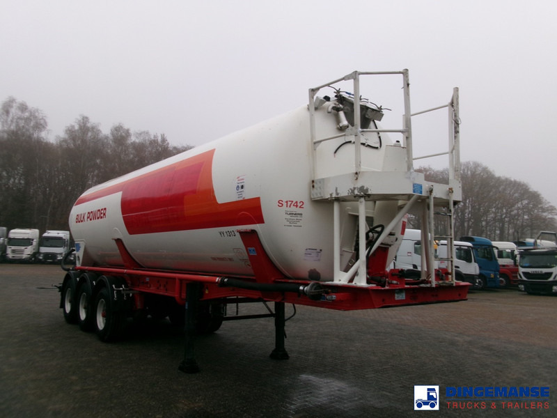 Feldbinder Powder tank alu 41 m3 (tipping) - סמיטריילר מכל: תמונה 2 Feldbinder Powder tank alu 41 m3 (tipping) - סמיטריילר מכל: תמונה 2