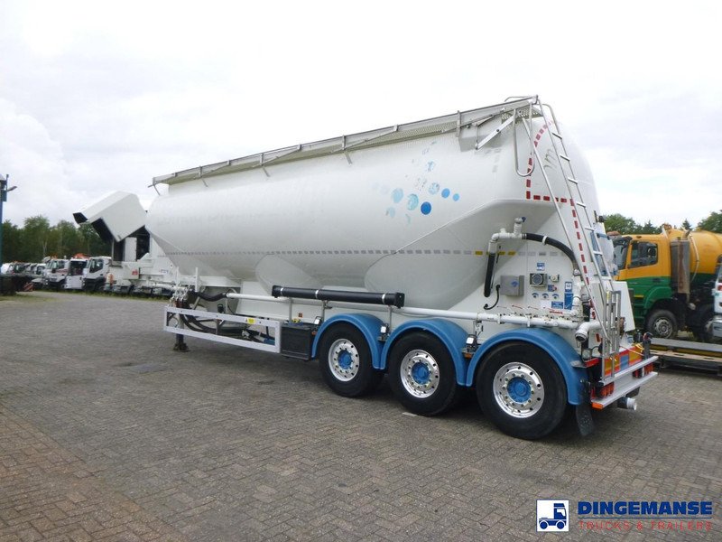 Feldbinder Powder tank alu 50 m3 + compressor - סמיטריילר מכל: תמונה 3 Feldbinder Powder tank alu 50 m3 + compressor - סמיטריילר מכל: תמונה 3