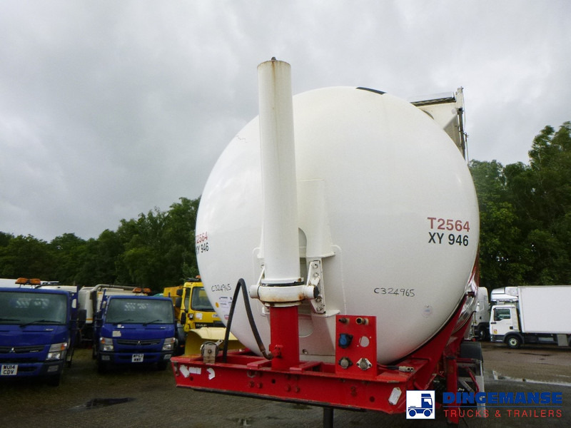 סמיטריילר מכל Feldbinder Powder tank alu 60 m3 (tipping): תמונה 7