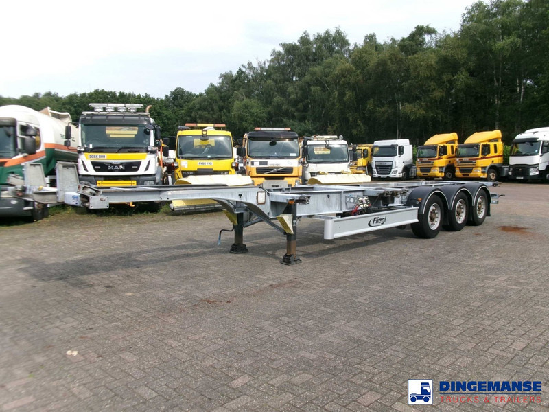 Fliegl 3-axle container trailer 45 ft - סמיטריילר מוביל מכולות/ החלפת גוף: תמונה 1 Fliegl 3-axle container trailer 45 ft - סמיטריילר מוביל מכולות/ החלפת גוף: תמונה 1