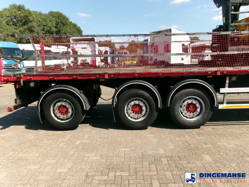 Fruehauf 3-axle platform trailer + Atlas 3008 crane - סמיטריילר צד נופל/ שטוח: תמונה 4 Fruehauf 3-axle platform trailer + Atlas 3008 crane - סמיטריילר צד נופל/ שטוח: תמונה 4