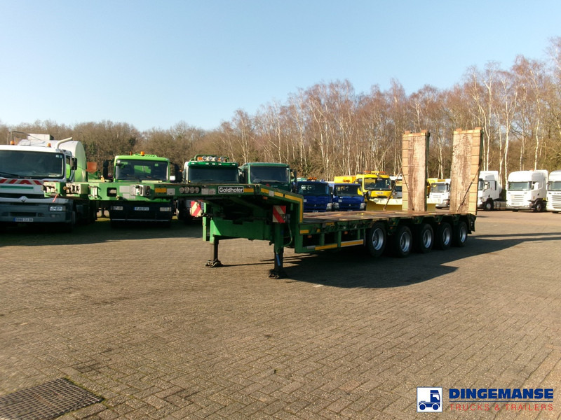 Goldhofer 5-axle semi-lowbed trailer 80 t ext. - סמיטריילר עם מטען נמוך: תמונה 1 Goldhofer 5-axle semi-lowbed trailer 80 t ext. - סמיטריילר עם מטען נמוך: תמונה 1
