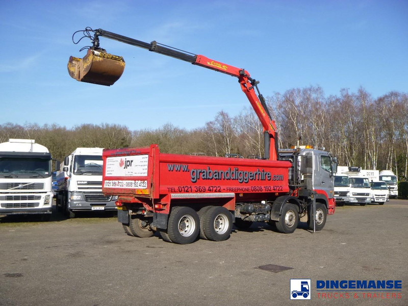 Hino FY1EUKA 8x4 tipper RHD + Palfinger E120L + grapple - משאית מנוף: תמונה 3 Hino FY1EUKA 8x4 tipper RHD + Palfinger E120L + grapple - משאית מנוף: תמונה 3
