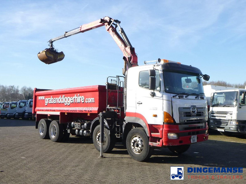 Hino FY1EUKA 8x4 tipper RHD + Palfinger E120L + grapple - משאית מנוף: תמונה 5 Hino FY1EUKA 8x4 tipper RHD + Palfinger E120L + grapple - משאית מנוף: תמונה 5
