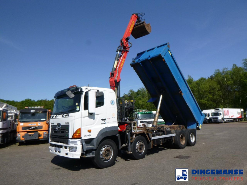 Hino FY1EUKA RHD + Palfinger E120L + grapple - משאית מנוף: תמונה 1 Hino FY1EUKA RHD + Palfinger E120L + grapple - משאית מנוף: תמונה 1