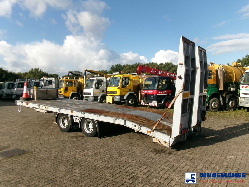 KING 2-axle platform drawbar trailer 14t + ramps - קרון נגרר צד נופל/ שטוח: תמונה 3 KING 2-axle platform drawbar trailer 14t + ramps - קרון נגרר צד נופל/ שטוח: תמונה 3