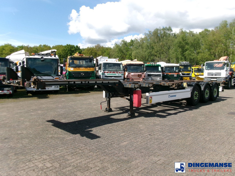 Krone 3-axle container trailer 20-30-40-45 ft DA08LNA - סמיטריילר מוביל מכולות/ החלפת גוף: תמונה 1 Krone 3-axle container trailer 20-30-40-45 ft DA08LNA - סמיטריילר מוביל מכולות/ החלפת גוף: תמונה 1