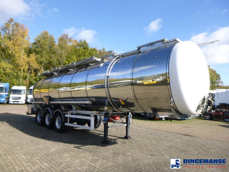 LAG Chemical tank inox 37.5 m3 / 1 comp - סמיטריילר מכל: תמונה 2 LAG Chemical tank inox 37.5 m3 / 1 comp - סמיטריילר מכל: תמונה 2