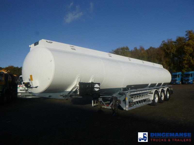 LAG Fuel tank alu 44.4 m3 / 6 comp + pump - סמיטריילר מכל: תמונה 1 LAG Fuel tank alu 44.4 m3 / 6 comp + pump - סמיטריילר מכל: תמונה 1