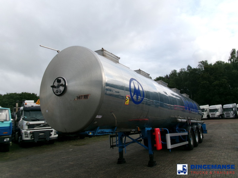 Magyar Chemical tank inox 32.5m3 / 1 comp - סמיטריילר מכל: תמונה 1 Magyar Chemical tank inox 32.5m3 / 1 comp - סמיטריילר מכל: תמונה 1