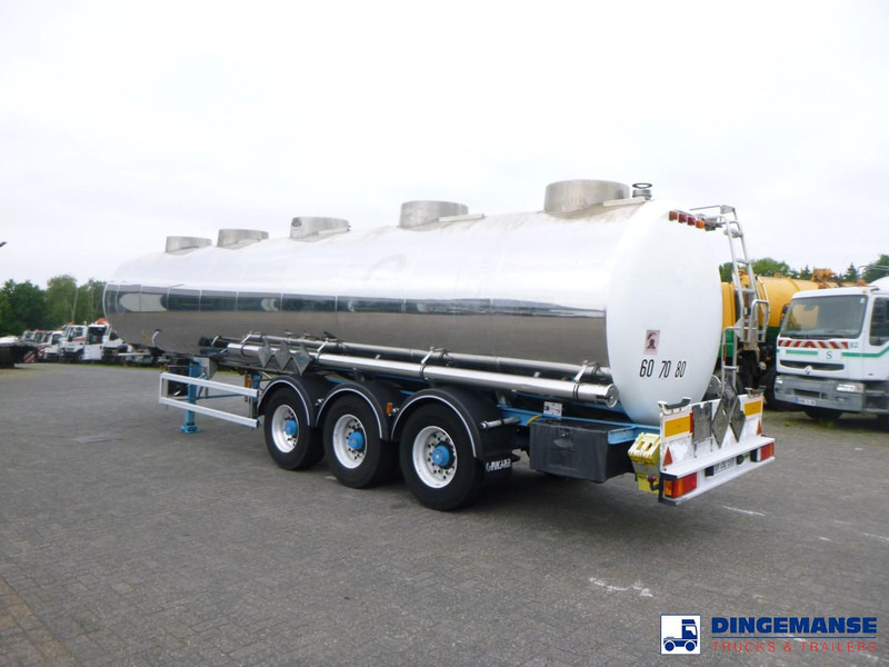 Magyar Chemical tank inox 33 m3 / 1 comp - סמיטריילר מכל: תמונה 3 Magyar Chemical tank inox 33 m3 / 1 comp - סמיטריילר מכל: תמונה 3