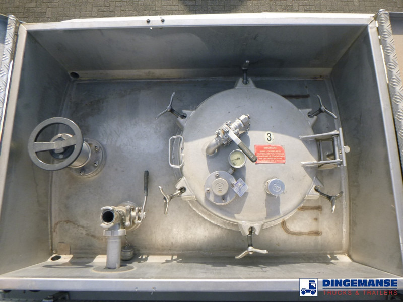 סמיטריילר מכל Magyar Chemical tank inox L4BH 44.5 m3 / 3 comp: תמונה 11