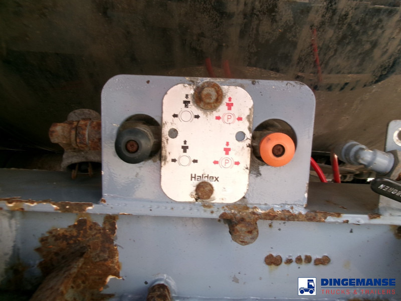 סמיטריילר מכל Magyar Heavy oil tank inox 37 m3 / 5 comp + pump: תמונה 13