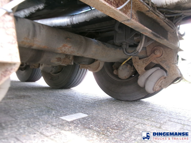 סמיטריילר מכל Magyar Heavy oil tank inox 37 m3 / 5 comp + pump: תמונה 8