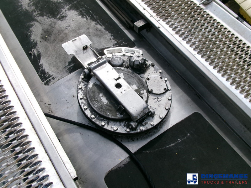 סמיטריילר מכל Magyar Heavy oil tank inox 37 m3 / 5 comp + pump: תמונה 15