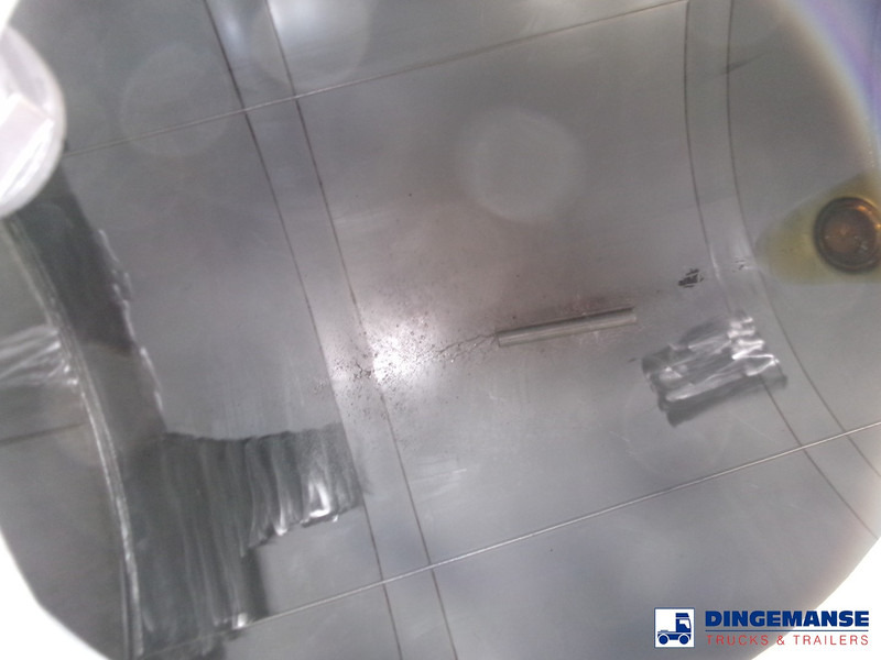 סמיטריילר מכל Magyar Heavy oil tank inox 37 m3 / 5 comp + pump: תמונה 18