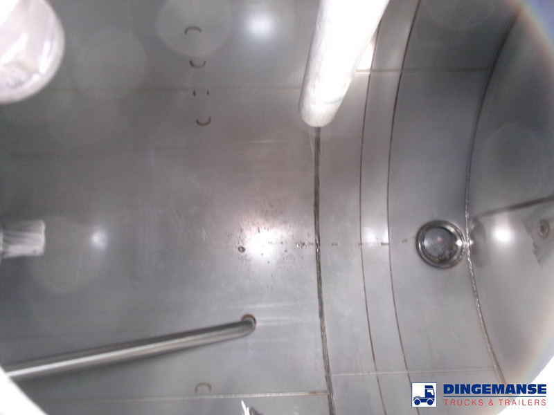 סמיטריילר מכל Magyar Heavy oil tank inox 37 m3 / 5 comp + pump: תמונה 20