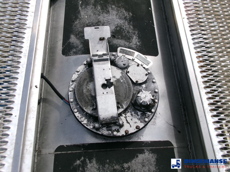 סמיטריילר מכל Magyar Heavy oil tank inox 37 m3 / 5 comp + pump: תמונה 19