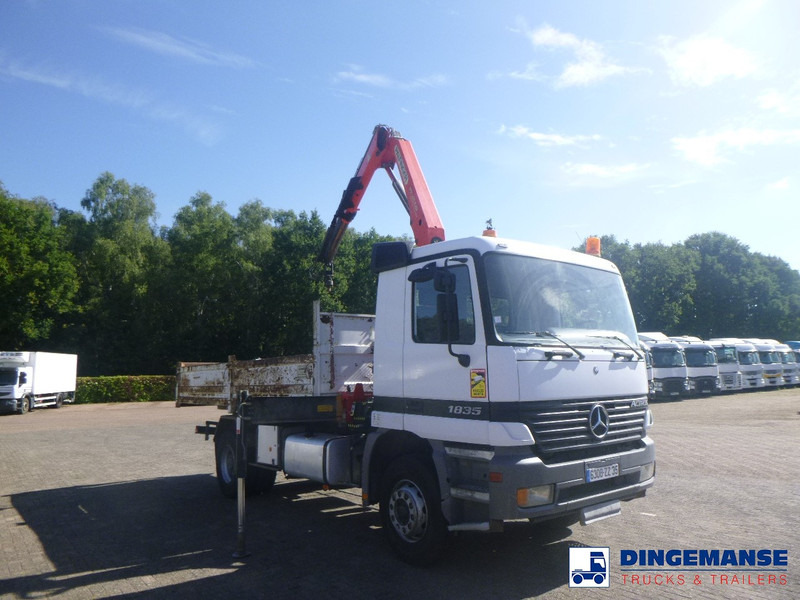 Mercedes-Benz Actros 1835 4x2 tipper + Palfinger PK12000 - משאית מנוף: תמונה 3 Mercedes-Benz Actros 1835 4x2 tipper + Palfinger PK12000 - משאית מנוף: תמונה 3