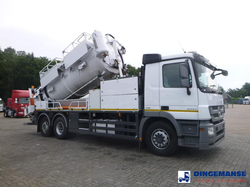 Mercedes-Benz Actros 2541 6x2 RHD E5 Huwer vacuum tank / hydrocureur 12 m3 - משאית ואקום: תמונה 2 Mercedes-Benz Actros 2541 6x2 RHD E5 Huwer vacuum tank / hydrocureur 12 m3 - משאית ואקום: תמונה 2