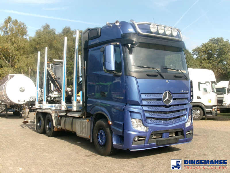 Mercedes-Benz Actros 2663 6x4 Euro 6 loglift F96 crane timber truck - משאית מנוף: תמונה 2 Mercedes-Benz Actros 2663 6x4 Euro 6 loglift F96 crane timber truck - משאית מנוף: תמונה 2