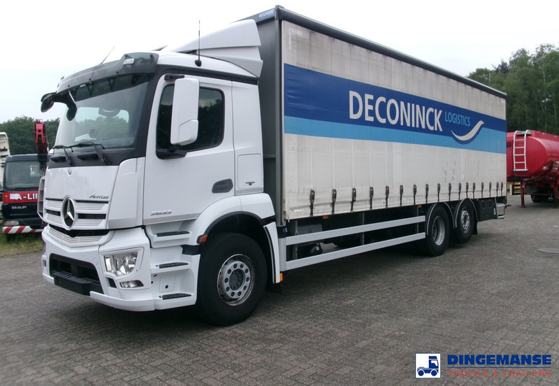 Mercedes-Benz Antos 2533L 6x2 Euro 6 curtain sider - משאית וילונות צד: תמונה 1 Mercedes-Benz Antos 2533L 6x2 Euro 6 curtain sider - משאית וילונות צד: תמונה 1