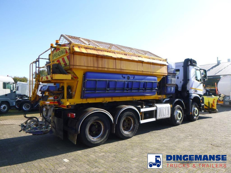 Mercedes-Benz Arocs 3240 8x4 RHD Schmidt snow plough / gritter - מפלסת שלג: תמונה 4 Mercedes-Benz Arocs 3240 8x4 RHD Schmidt snow plough / gritter - מפלסת שלג: תמונה 4