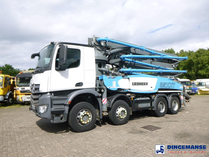 Mercedes-Benz Arocs 8x4 Liebherr 35 XXT concrete pump 35 m - משאית משאבת בטון: תמונה 1 Mercedes-Benz Arocs 8x4 Liebherr 35 XXT concrete pump 35 m - משאית משאבת בטון: תמונה 1