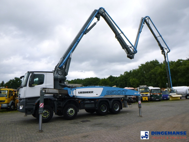משאית משאבת בטון Mercedes-Benz Arocs 8x4 Liebherr 35 XXT concrete pump 35 m: תמונה 11