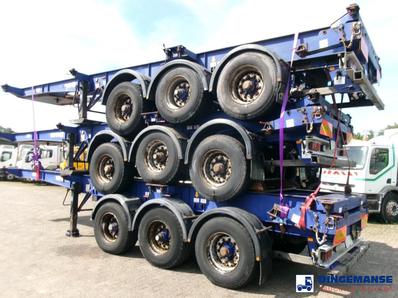 Montracon Stack - 3 x container chassis 20-30-40-45 ft - סמיטריילר מוביל מכולות/ החלפת גוף: תמונה 4 Montracon Stack - 3 x container chassis 20-30-40-45 ft - סמיטריילר מוביל מכולות/ החלפת גוף: תמונה 4